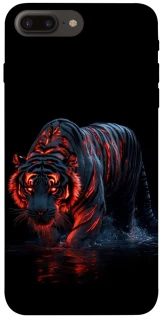 Чохол на Apple iPhone 7 plus / 8 plus fire tiger фото 1 з 1