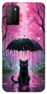 Чохол на Xiaomi Poco M3 Black cat фото 1 з 1