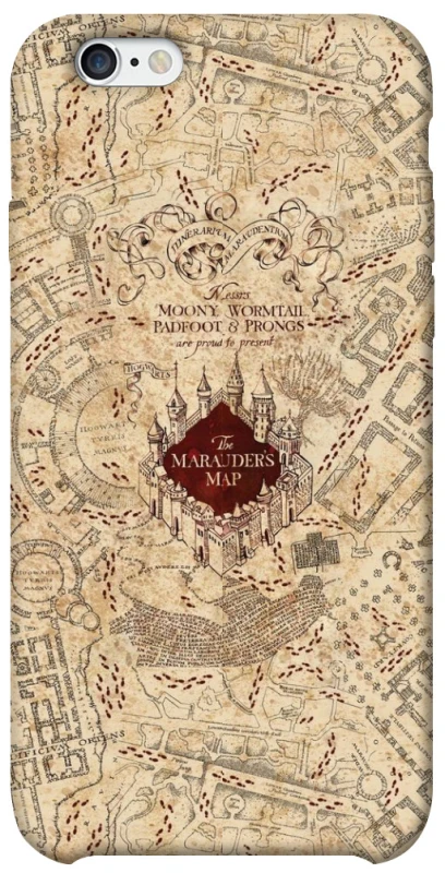 Чохол на Apple iPhone 6/6s (4.7") Harry Potter Marauder's Map фото 1 з 1