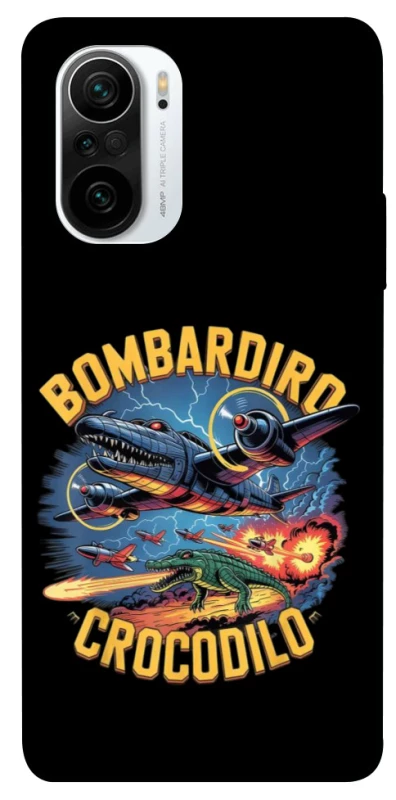 Чохол на Xiaomi Redmi K40 / K40 Pro / K40 Pro+ / Poco F3 Bombardino Crocodilo v2 фото 1 з 1