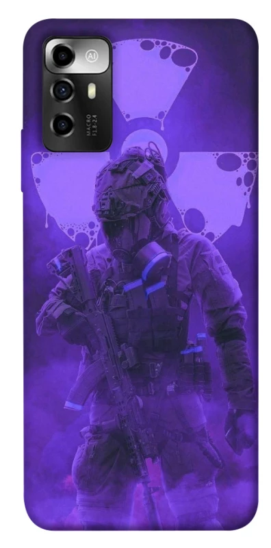 Чехол на ZTE Blade A72 Радиация v6 фото 1 из 1