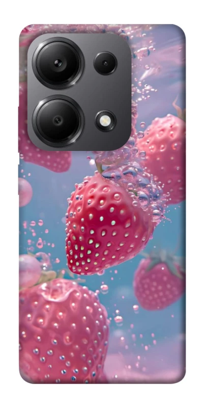 Чохол на Xiaomi Redmi Note 13 Pro 4G Полуниця в воді фото 1 з 1