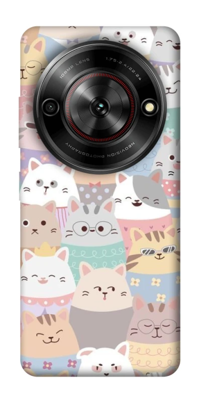 Чехол на ZTE Nubia Focus Funny Kittens ver.2 фото 1 из 1