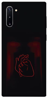 Чехол на Samsung Galaxy Note 10 Красное сердце фото 1 из 1