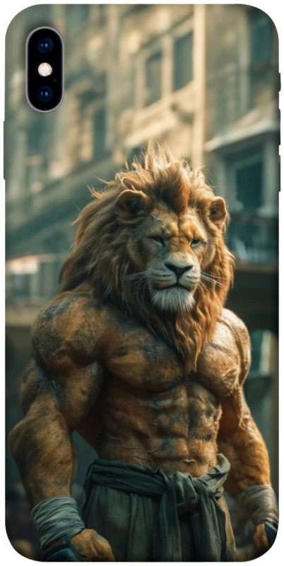 Чехол на Apple iPhone X (5.8") Лев фото 1 из 1