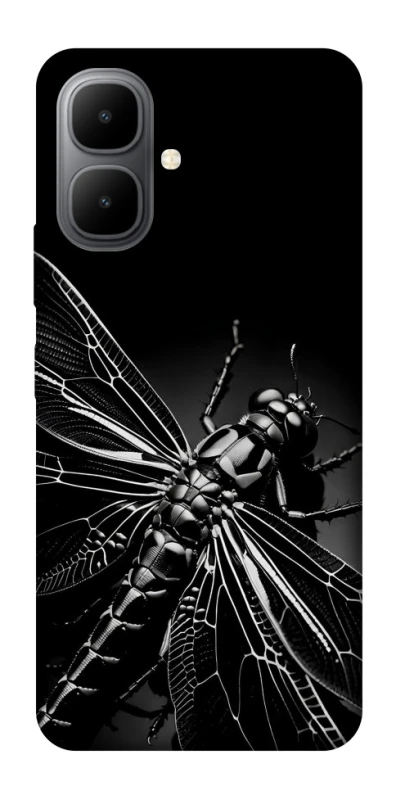 Чохол на Infinix Smart 10 Black dragonfly фото 1 з 1