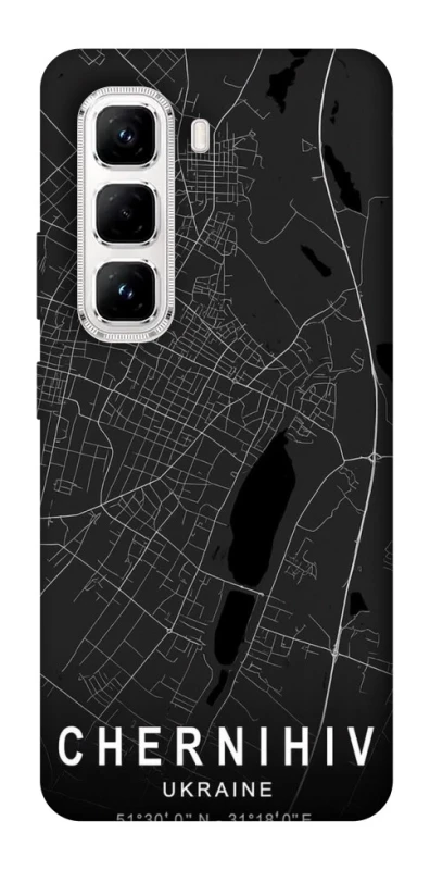 Чохол на Infinix Hot 50 Pro Chernihiv map фото 1 з 1