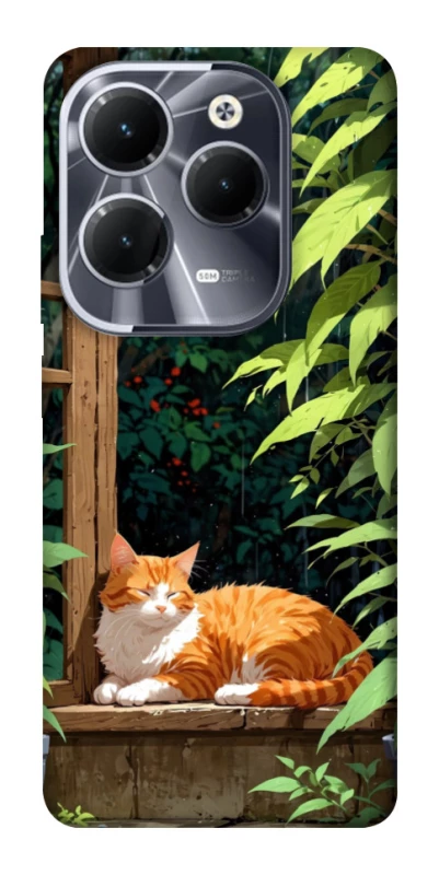 Чохол на Infinix Hot 40 red cat фото 1 з 1