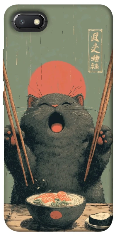 Чохол на Xiaomi Redmi 6A Hungry Cat фото 1 з 1