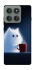Чехол на Motorola Edge 60 Pro Чехол кот с кофе фото 1 из 1