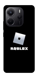 Чехол на Xiaomi Redmi Note 14 4G (Europe version) Roblox logo black фото 1 из 1
