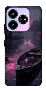 Чохол на ZTE Nubia V60 Desing Boat and flamingo фото 1 з 1