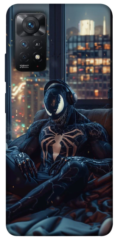 Чехол на Xiaomi Redmi Note 12 Pro 4G Venom earphones фото 1 из 1