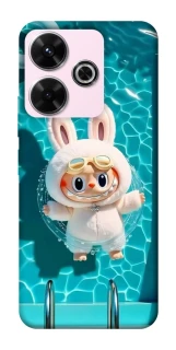 Чохол на Xiaomi Poco M6 4G Labubu in the pool ver.2 фото 1 з 1