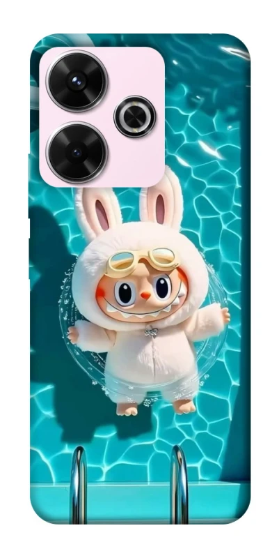 Чохол на Xiaomi Redmi 13 4G Labubu in the pool ver.2 фото 1 з 1