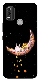 Чохол на Nokia C21 Plus Moon rabbit фото 1 з 1