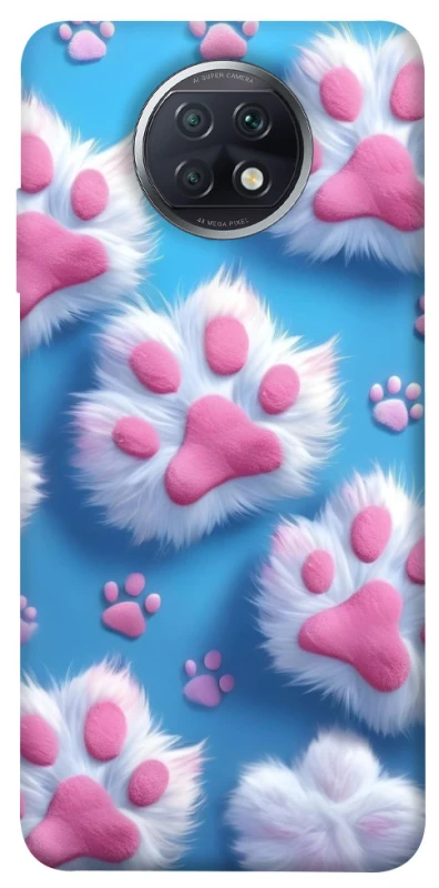 Чехол на Xiaomi Redmi Note 9 5G / Note 9T Cat paw фото 1 из 1