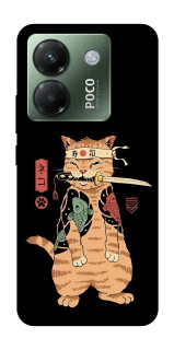 Чохол на Xiaomi Poco M7 pro 5G Кіт-самурай фото 1 з 1