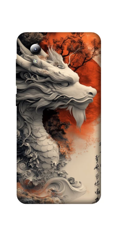 Чохол на ZTE Blade A3 (2019) white dragon фото 1 з 1