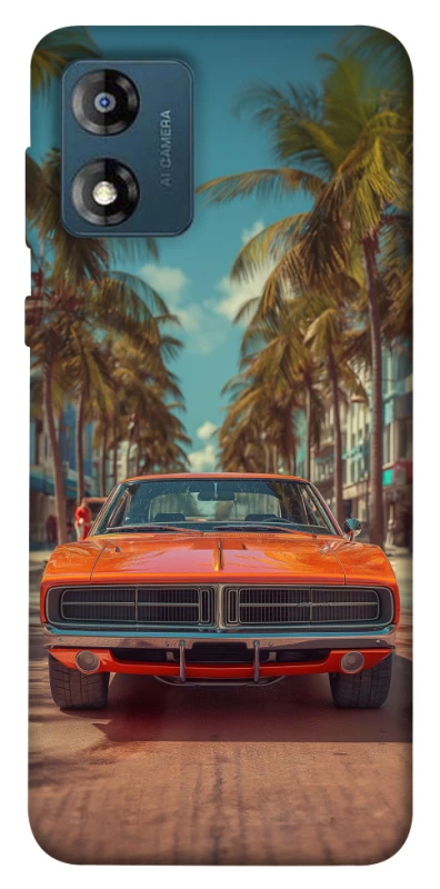 Чохол на Motorola Moto E13 Tropical car фото 1 з 1