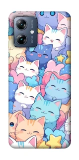 Чехол на Motorola Moto G54 Power Funny Kittens ver.3 фото 1 из 1