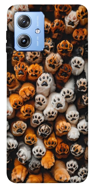 Чехол на Motorola Moto G84 Сat paws фото 1 из 1