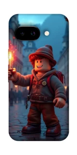Чехол на Google Pixel 9a Roblox Fire Logo Blue Flames фото 1 Чехол на Google Pixel 9a Roblox Fire Logo Blue Flames фото 1 из 1