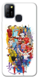 Чохол на Infinix Hot 10 Lite Football Abstract v2 фото 1 з 1