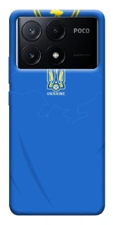 Чохол на Xiaomi Poco X6 UA-Football ver.4 фото 1 з 1
