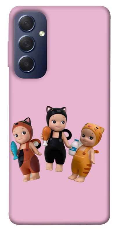 Чохол на Samsung Galaxy M54 5G Cat Cafe Trio фото 1 з 1