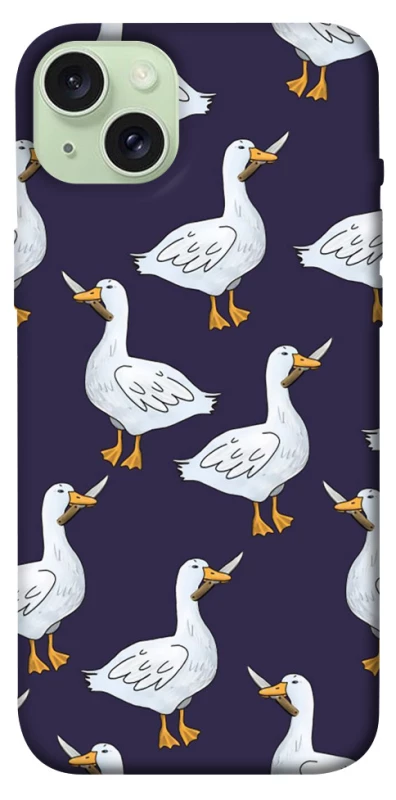 Чохол на Apple iPhone 15 Plus (6.7") Гуси з претензією фото 1 з 1