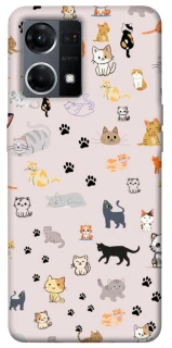 Чохол на Oppo Reno 7 4G Cat style ver.1 фото 1 з 1