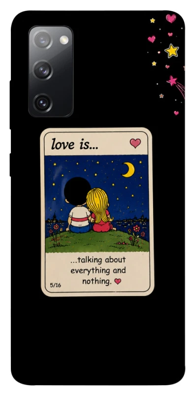 Чохол на Samsung Galaxy S20 FE Love is ver.6 фото 1 з 1