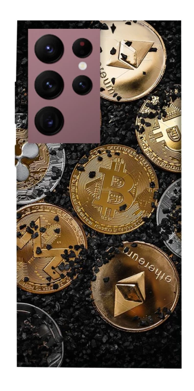 Чохол на Samsung Galaxy S22 Ultra Many coins v2 фото 1 з 1