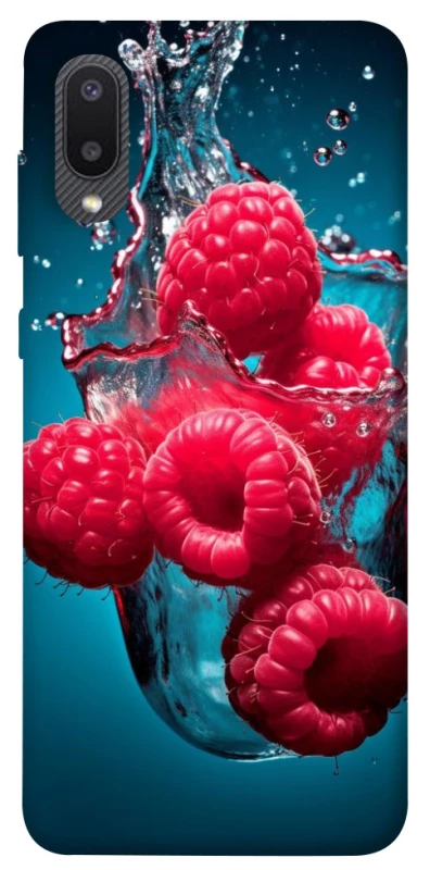 Чехол на Samsung Galaxy A02 Малинка в воде фото 1 из 1