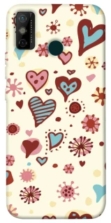 Чохол на TECNO Spark 6 Go Pretty hearts фото 1 з 1