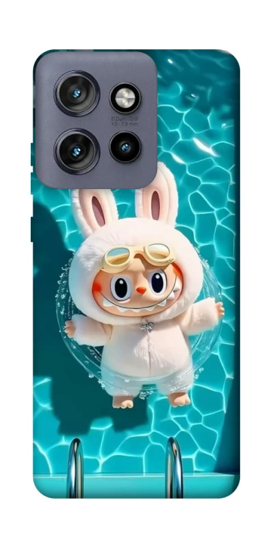 Чехол на Motorola Edge 50 Neo Labubu in the pool ver.2 фото 1 из 1