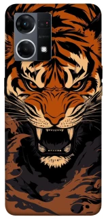 Чехол на Oppo Reno 7 4G cool tiger фото 1 из 1