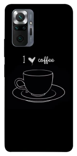 Чехол на Xiaomi Redmi Note 10 Pro Black coffee фото 1 из 1