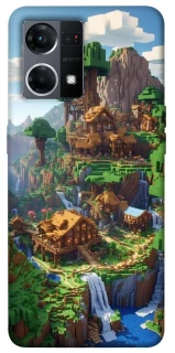 Чохол на Oppo Reno 7 4G Minecraft universe фото 1 з 1