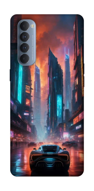 Чехол на Oppo Reno 4 Pro Cyber city фото 1 из 1