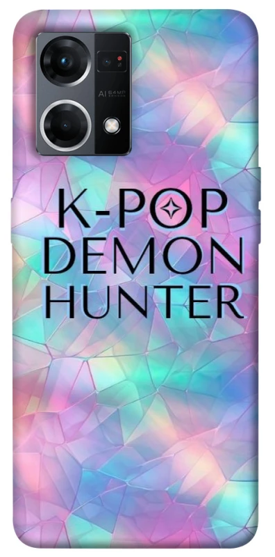 Чохол на Oppo Reno 7 4G K-Pop Demon Hunters Logo фото 1 з 1