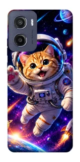 Чохол на Motorola Moto G05 Space Cat фото 1 з 1