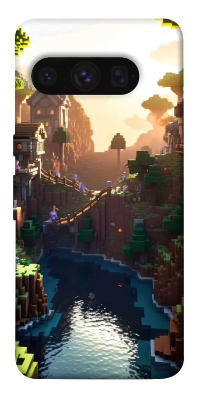 Чохол на Google Pixel 8 Pro Minecraft sunset фото 1 з 1