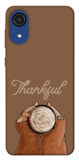 Чехол на Samsung Galaxy A03 Core Thankful coffee фото 1 Чехол на Samsung Galaxy A03 Core Thankful coffee фото 1 из 1