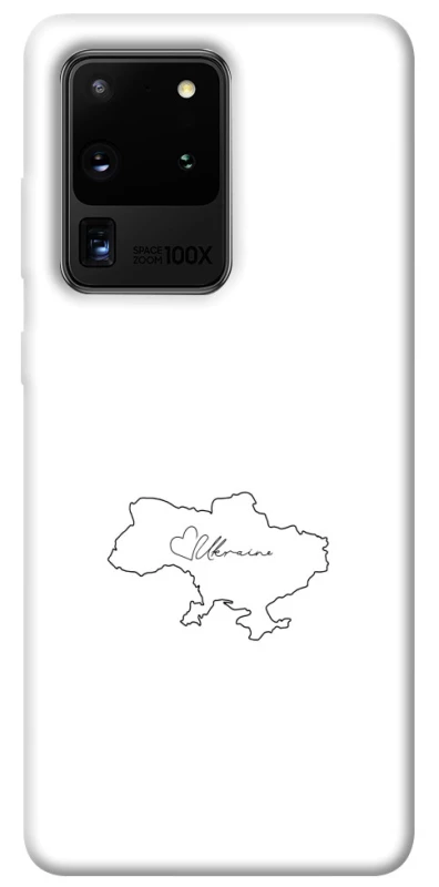 Чехол на Samsung Galaxy S20 Ultra Ukraine map фото 1 из 1