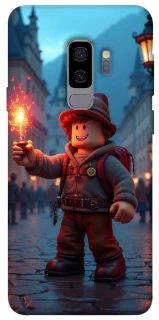 Чохол на Samsung Galaxy S9+ Roblox Fire Logo Blue Flames фото 1 з 1