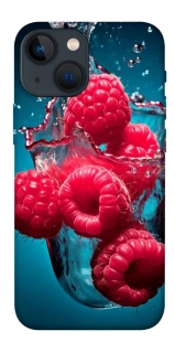 Чохол на Apple iPhone 13 mini (5.4") Малинка у воді фото 1 з 1