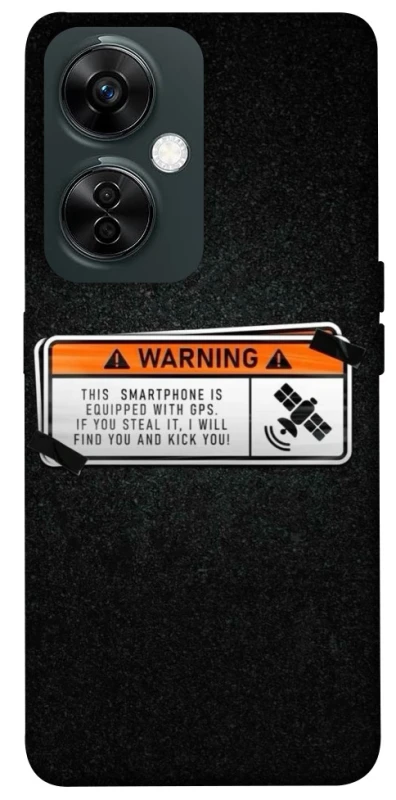 Чехол на OnePlus Nord CE 3 Lite Warning фото 1 из 1