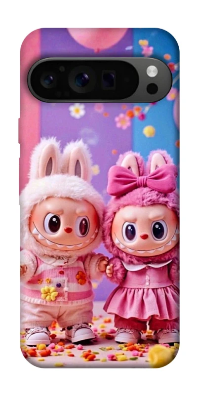 Чехол на Google Pixel 9 Pro Labubu twins ver.2 фото 1 из 1